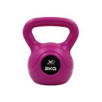 Sport si Outdoor - Fitness - Greutati si echipament - Greutati - Gantera Kettlebell XQ Max 2 kg roz - Infinity.ro