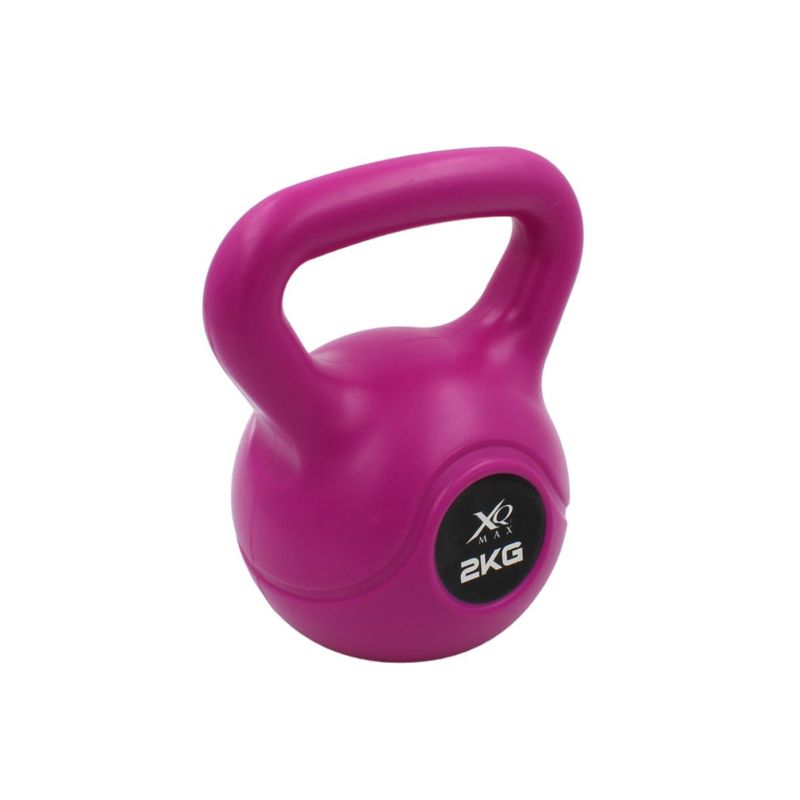 Sport si Outdoor - Fitness - Greutati si echipament - Greutati - Gantera Kettlebell XQ Max 2 kg roz - Infinity.ro