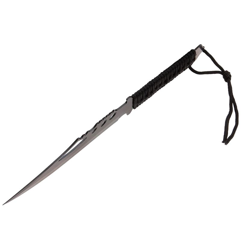 Casa si Gradina - Bucatarie si vesela - Vesela si tacamuri - Cutite si seturi de cutite - Set Cutit de vanatoare Extreme Battle si trei cutite de aruncat, Ninja Way, IdeallStore®, otel inoxidabil - Infinity.ro