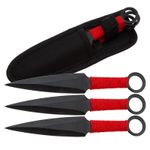 Casa si Gradina - Bucatarie si vesela - Vesela si tacamuri - Cutite si seturi de cutite - Set Cutit de vanatoare Extreme Battle si trei cutite de aruncat, Ninja Way, IdeallStore®, otel inoxidabil - Infinity.ro