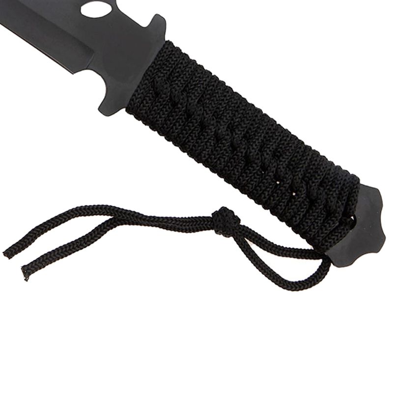 Casa si Gradina - Bucatarie si vesela - Vesela si tacamuri - Cutite si seturi de cutite - Set Cutit de vanatoare Extreme Battle si trei cutite de aruncat, Ninja Way, IdeallStore®, otel inoxidabil - Infinity.ro