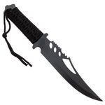 Casa si Gradina - Bucatarie si vesela - Vesela si tacamuri - Cutite si seturi de cutite - Set Cutit de vanatoare Extreme Battle si trei cutite de aruncat, Ninja Way, IdeallStore®, otel inoxidabil - Infinity.ro