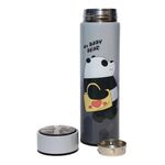 Casa si Gradina - Bucatarie si vesela - Accesorii bar - Termosuri si Cani termos - Termos smart cu pereti dublii din inox si afisaj LED, indicator temperatura C, Bare Bears,  negru, 500 ml - Infinity.ro