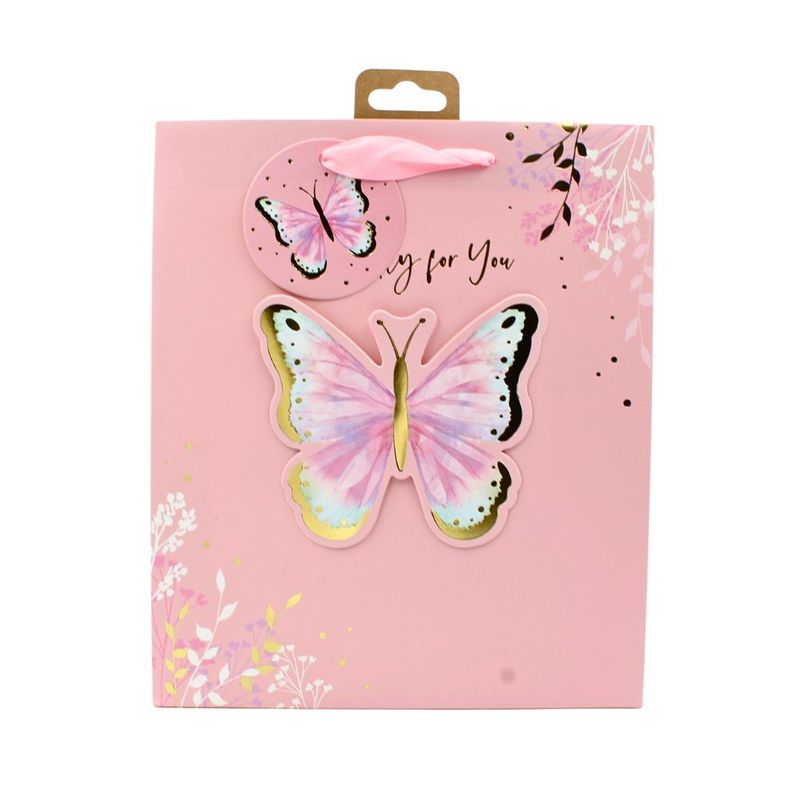 Market - Cadouri - Pungi cadou si accesorii - Punga cadou Clairefontaine L Butterfly Tipon - Infinity.ro