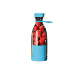 Electronice si Electrocasnice - Electrocasnice bucatarie - Mixere, tocatoare & roboti de bucatarie - Blendere si mini tocatoare - Mini Blender Electric Omega, Portabil/Compact, Multifunctional,Capacitate 420ml,  Putere 40w, Albastru - Infinity.ro