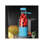 Electronice si Electrocasnice - Electrocasnice bucatarie - Mixere, tocatoare & roboti de bucatarie - Blendere si mini tocatoare - Mini Blender Electric Omega, Portabil/Compact, Multifunctional,Capacitate 420ml,  Putere 40w, Albastru - Infinity.ro