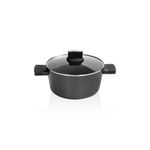 Casa si Gradina - Bucatarie si vesela - Vase pentru gatit - Oale si cratite - Cratita Zilan ZLN0867 Negru cu invelis din marmura, 5 straturi, 28 cm si manere fine la atingere, 7.1 L - Infinity.ro