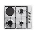 Electronice si Electrocasnice - Aragazuri, cuptoare si hote - Plite incorporabile - Plite electrice - Plita incorporabila Zilan ZLN-1918 GPL si Gaz natural 58x50 cm, 3 ochiuri, 1 ochi electric, aprindere electrica, Inox - Infinity.ro