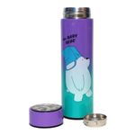 Casa si Gradina - Bucatarie si vesela - Accesorii bar - Termosuri si Cani termos - Termos smart cu pereti dublii din inox si afisaj LED, indicator temperatura C, Bare Bears,  violet, 500 ml - Infinity.ro