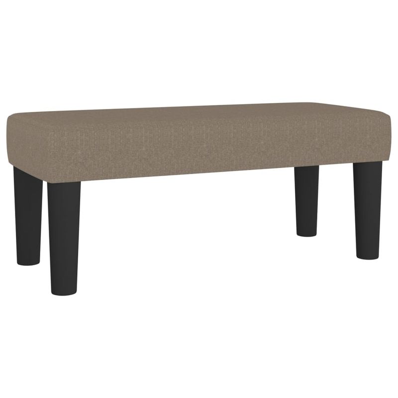 Casa si Gradina - Mobilier - Paturi si accesorii - Paturi - Pat box spring cu saltea, gri taupe, 100x200 cm, textil - Infinity.ro