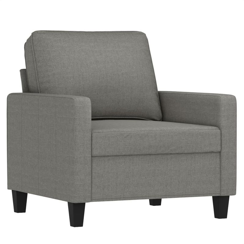 Casa si Gradina - Mobilier - Seturi de mobilier - Seturi living - Set de canapele cu perne, 4 piese, gri inchis, textil - Infinity.ro