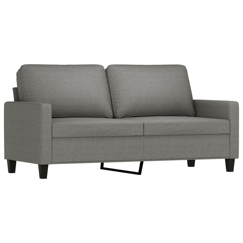 Casa si Gradina - Mobilier - Seturi de mobilier - Seturi living - Set de canapele cu perne, 4 piese, gri inchis, textil - Infinity.ro