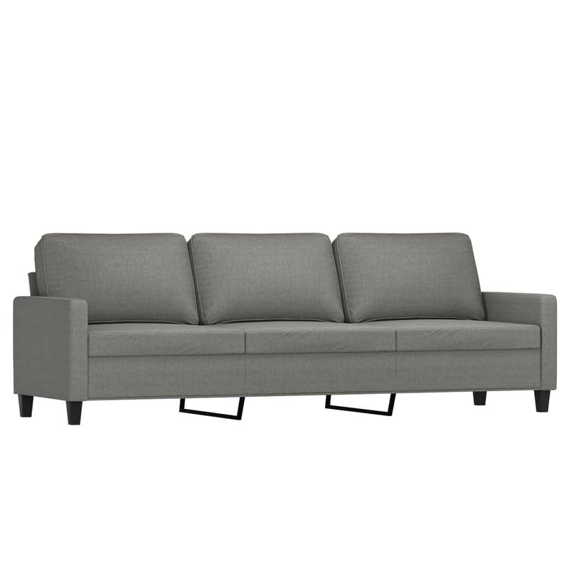 Casa si Gradina - Mobilier - Seturi de mobilier - Seturi living - Set de canapele cu perne, 4 piese, gri inchis, textil - Infinity.ro