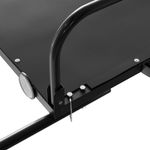 Sport si Outdoor - Ciclism - Accesorii pentru biciclete - Remorci biciclete - Remorca de marfa, negru, 135x70x37 cm, fier - Infinity.ro