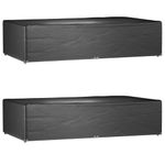 Casa si Gradina - Textile si covoare - Huse pentru mobilier - Huse pentru mobilier gradina, 12 ocheti, 315x180x75 cm, patrat - Infinity.ro