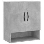 Casa si Gradina - Mobilier - Dulapuri si sifoniere - Dulapuri - Dulap de perete, gri beton, 60x31x70 cm, lemn compozit - Infinity.ro