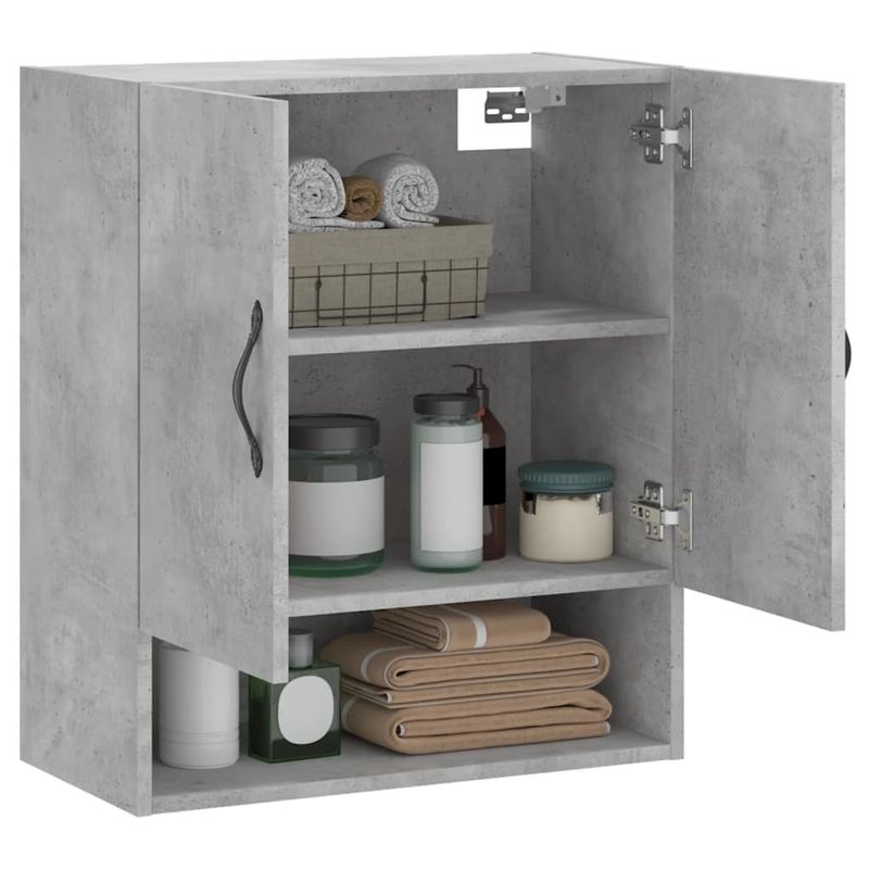 Casa si Gradina - Mobilier - Dulapuri si sifoniere - Dulapuri - Dulap de perete, gri beton, 60x31x70 cm, lemn compozit - Infinity.ro