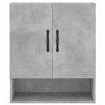 Casa si Gradina - Mobilier - Dulapuri si sifoniere - Dulapuri - Dulap de perete, gri beton, 60x31x70 cm, lemn compozit - Infinity.ro