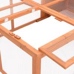 Petshop - Accesorii petshop - Culcusuri si custi - Custi interior si exterior - Cusca de animale pentru gradina, 150x100x50 cm, lemn masiv brad - Infinity.ro