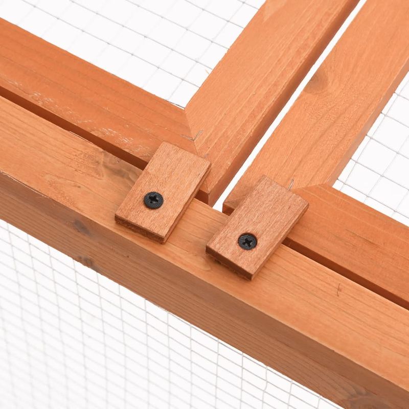 Petshop - Accesorii petshop - Culcusuri si custi - Custi interior si exterior - Cusca de animale pentru gradina, 150x100x50 cm, lemn masiv brad - Infinity.ro