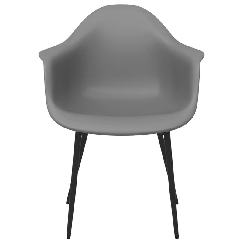 Casa si Gradina - Mobilier - Scaune si fotolii - Scaune - Scaune de bucatarie, 4 buc., gri, PP - Infinity.ro