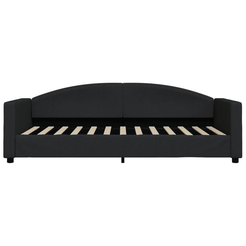 Casa si Gradina - Mobilier - Paturi si accesorii - Paturi - Pat de zi, negru, 90x200 cm, material textil - Infinity.ro