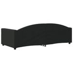 Casa si Gradina - Mobilier - Paturi si accesorii - Paturi - Pat de zi, negru, 90x200 cm, material textil - Infinity.ro