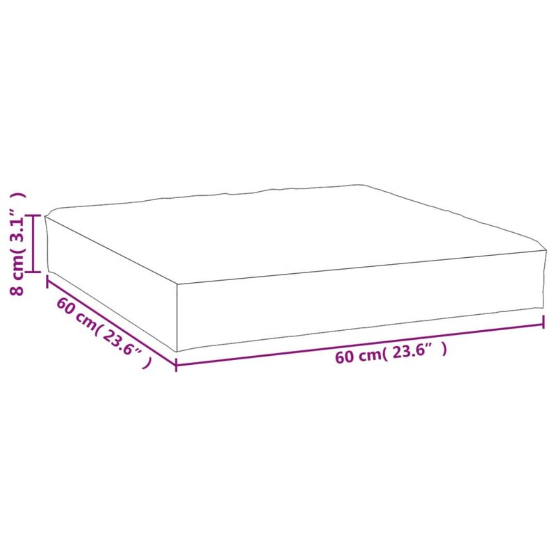 Casa si Gradina - Gradina si terasa - Mobilier exterior - Perne decorative exterior - Perna pentru paleti, model frunze, 60x60x8 cm, tesatura oxford - Infinity.ro