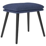 Casa si Gradina - Mobilier - Scaune si fotolii - Tabureti - Taburet, albastru, 45x29,5x35 cm, material textil - Infinity.ro