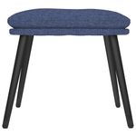 Casa si Gradina - Mobilier - Scaune si fotolii - Tabureti - Taburet, albastru, 45x29,5x35 cm, material textil - Infinity.ro