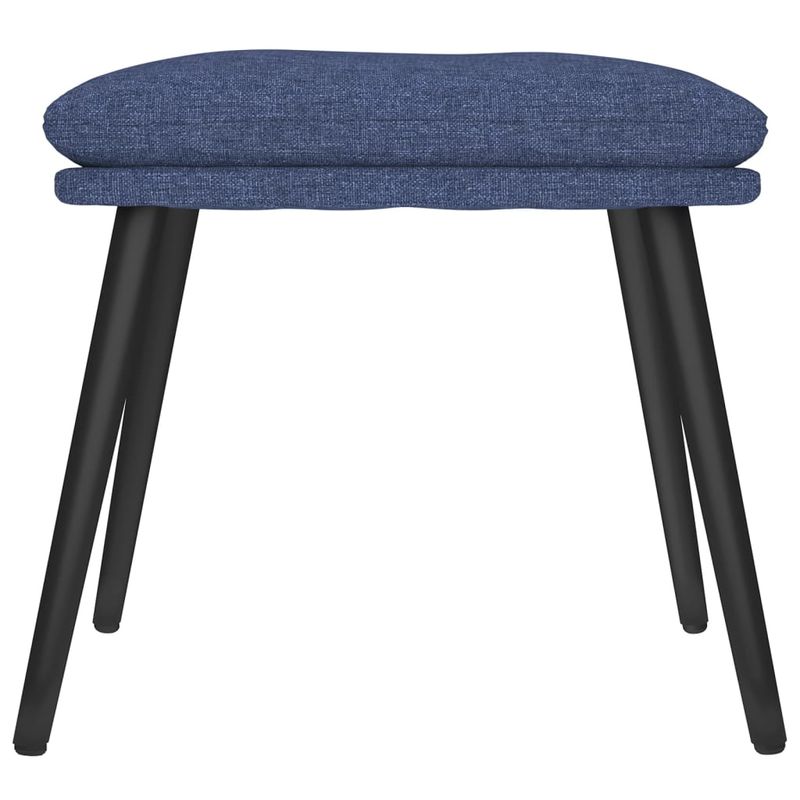 Casa si Gradina - Mobilier - Scaune si fotolii - Tabureti - Taburet, albastru, 45x29,5x35 cm, material textil - Infinity.ro