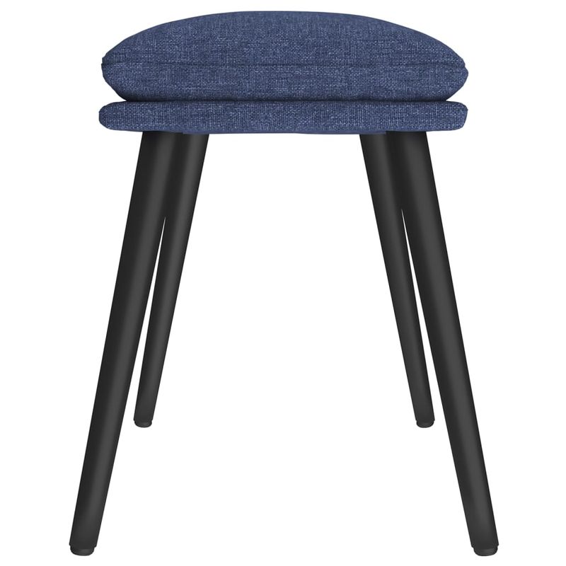 Casa si Gradina - Mobilier - Scaune si fotolii - Tabureti - Taburet, albastru, 45x29,5x35 cm, material textil - Infinity.ro