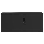 Casa si Gradina - Constructii - Depozitare, transport si protectie - Rafturi, fisete si vestiare - Fiset, negru, 90x40x240 cm, otel - Infinity.ro