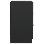 Casa si Gradina - Mobilier - Comode si corpuri - Noptiere - Noptiera, negru, 40x36x65 cm - Infinity.ro