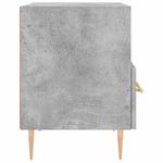 Casa si Gradina - Mobilier - Comode si corpuri - Noptiere - Noptiera, gri beton, 40x35x47,5 cm, lemn compozit - Infinity.ro