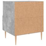 Casa si Gradina - Mobilier - Comode si corpuri - Noptiere - Noptiera, gri beton, 40x35x47,5 cm, lemn compozit - Infinity.ro