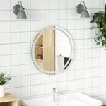 Casa si Gradina - Decoratiuni - Oglinzi - Oglinda de baie cu LED, 60 cm, rotunda - Infinity.ro
