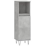 Casa si Gradina - Mobilier - Seturi de mobilier - Seturi baie - Set mobilier de baie, 3 piese, gri beton, lemn compozit - Infinity.ro
