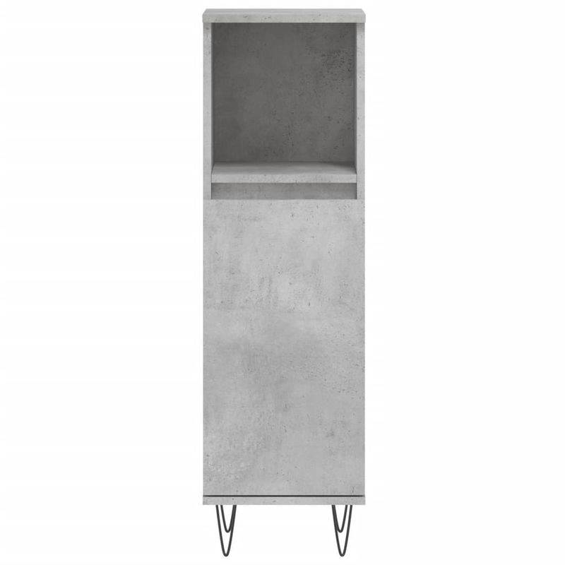 Casa si Gradina - Mobilier - Seturi de mobilier - Seturi baie - Set mobilier de baie, 3 piese, gri beton, lemn compozit - Infinity.ro