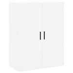 Casa si Gradina - Mobilier - Comode si corpuri - Comode - Dulap inalt, alb, 69,5x34x180 cm, lemn compozit - Infinity.ro