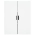 Casa si Gradina - Mobilier - Comode si corpuri - Comode - Dulap inalt, alb, 69,5x34x180 cm, lemn compozit - Infinity.ro