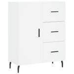 Casa si Gradina - Mobilier - Comode si corpuri - Comode - Dulap inalt, alb, 69,5x34x180 cm, lemn compozit - Infinity.ro