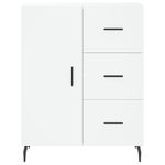 Casa si Gradina - Mobilier - Comode si corpuri - Comode - Dulap inalt, alb, 69,5x34x180 cm, lemn compozit - Infinity.ro