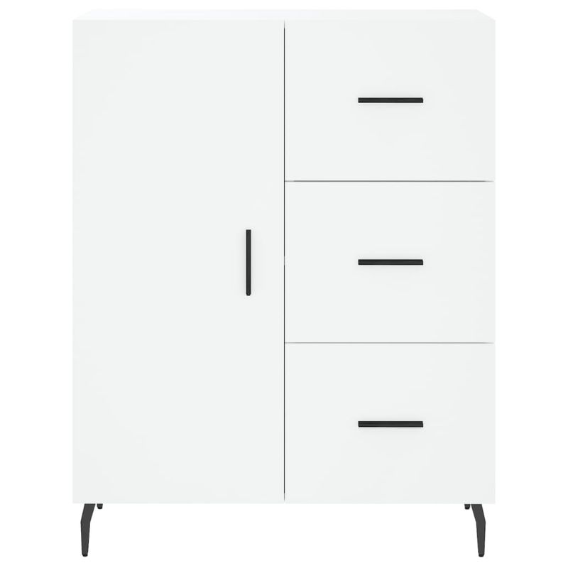Casa si Gradina - Mobilier - Comode si corpuri - Comode - Dulap inalt, alb, 69,5x34x180 cm, lemn compozit - Infinity.ro
