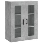 Casa si Gradina - Mobilier - Comode si corpuri - Corpuri bucatarie - Dulap inalt, gri beton, 69,5x34x180, lemn compozit - Infinity.ro