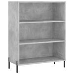 Casa si Gradina - Mobilier - Comode si corpuri - Corpuri bucatarie - Dulap inalt, gri beton, 69,5x34x180, lemn compozit - Infinity.ro