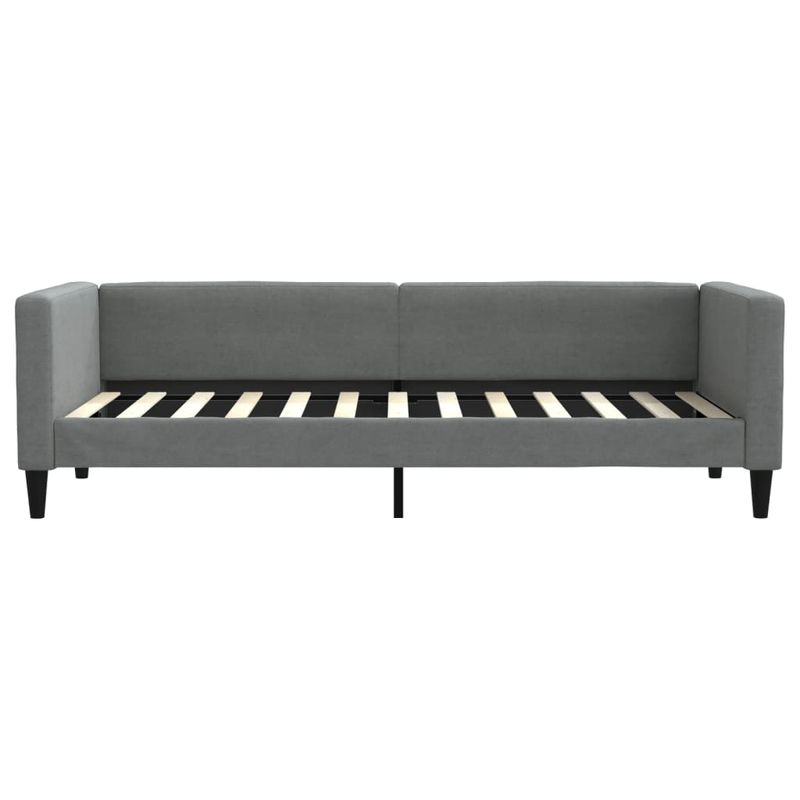 Casa si Gradina - Mobilier - Paturi si accesorii - Paturi - Pat de zi cu extensie si sertare, gri inchis, 80x200 cm textil - Infinity.ro