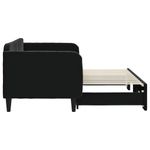 Casa si Gradina - Mobilier - Paturi si accesorii - Paturi - Pat de zi cu extensie, negru, 80x200 cm, catifea - Infinity.ro