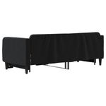 Casa si Gradina - Mobilier - Paturi si accesorii - Paturi - Pat de zi cu extensie, negru, 80x200 cm, catifea - Infinity.ro