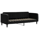 Casa si Gradina - Mobilier - Paturi si accesorii - Paturi - Pat de zi cu extensie, negru, 80x200 cm, catifea - Infinity.ro